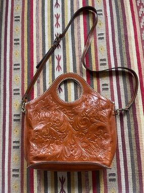 Tooled Leather Bag